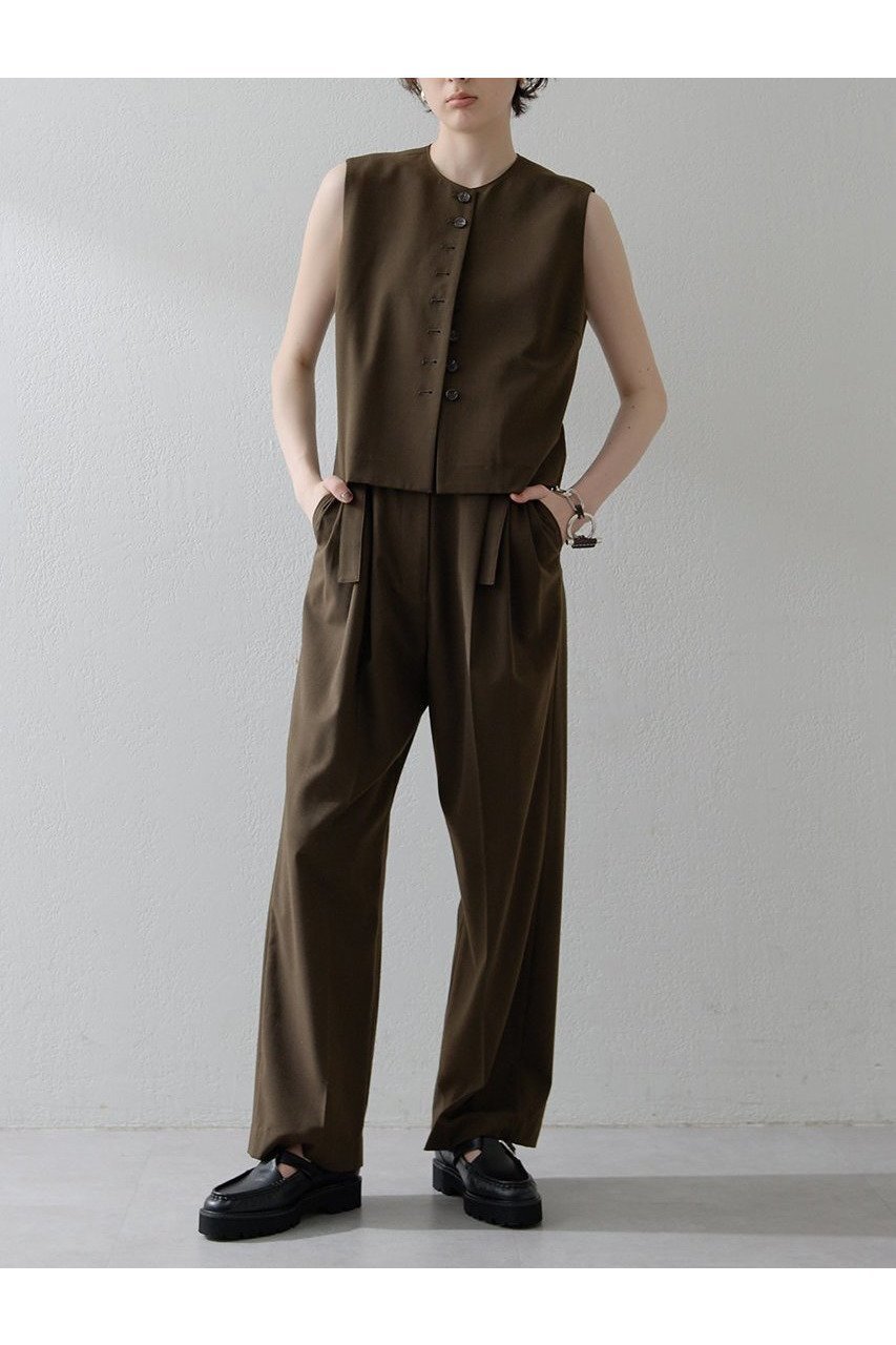 【ウィムガゼット/Whim Gazette】の【THE PAUSE】トロサスペパンツ 人気、トレンドファッション・服の通販 founy(ファニー) 　ファッション　Fashion　レディースファッション　Fashion for Women　パンツ　Pants & Trousers　2025年　2025　2025-2026秋冬・A/W　Autumn/Winter 2025–26 AW25–26　おすすめ　Recommended / Our Picks　ウォッシャブル　Machine Washable　サスペンダー　Suspenders, Braces　スラックス　Slacks, Dress Pants　セットアップ　Set-Up, Coordinated Outfit　マニッシュ　Mannish, Boyish　ワイド　Wide, Wide Fit　A/W・秋冬　Autumn/Winter　other-6|ID: prp329100004614105 ipo3291000000033035537