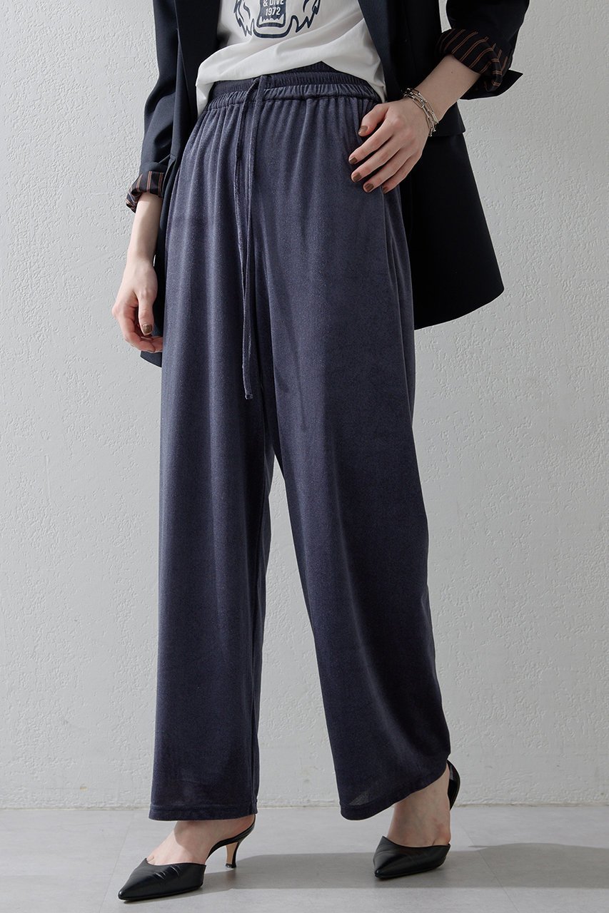 【ウィムガゼット/Whim Gazette】の【THE PAUSE】シアーベロアパンツ 人気、トレンドファッション・服の通販 founy(ファニー) 　ファッション　Fashion　レディースファッション　Fashion for Women　パンツ　Pants & Trousers　2025年　2025　2025-2026秋冬・A/W　Autumn/Winter 2025–26 AW25–26　おすすめ　Recommended / Our Picks　クール　Cool, Chic　ベロア　Velour, Soft Velvet　ワイド　Wide, Wide Fit　エレガント 上品　Elegant　A/W・秋冬　Autumn/Winter　other-2|ID: prp329100004614106 ipo3291000000033035541