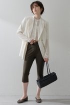 【ウィムガゼット/Whim Gazette】の【THE PAUSE】カプリパンツ ブラウン|ID: prp329100004614107 ipo3291000000036072156