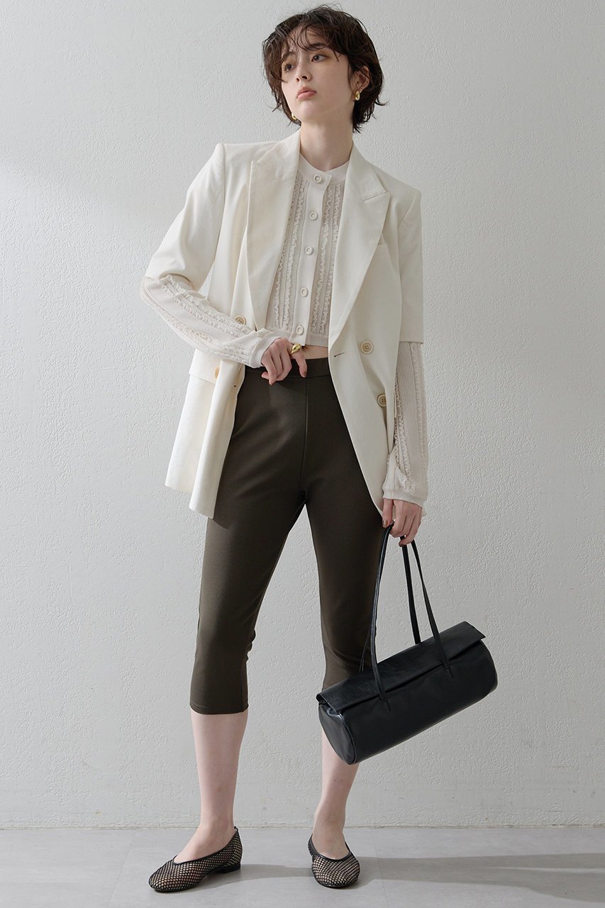 【ウィムガゼット/Whim Gazette】の【THE PAUSE】カプリパンツ インテリア・キッズ・メンズ・レディースファッション・服の通販 founy(ファニー) ファッション Fashion レディースファッション Fashion for Women パンツ Pants & Trousers ショートパンツ・ハーフパンツ High-Waisted & Relaxed Shorts なめらか Smooth, Silky Texture ショート Short, Short Length ジャケット Jacket, Outerwear スタイリッシュ Stylish, Fashionable ブラウン|ID: prp329100004614107 ipo3291000000036072156