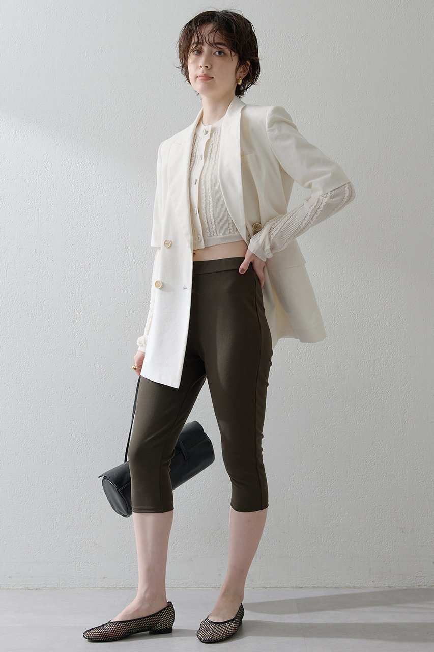 【ウィムガゼット/Whim Gazette】の【THE PAUSE】カプリパンツ 人気、トレンドファッション・服の通販 founy(ファニー) ファッション Fashion レディースファッション Fashion for Women パンツ Pants & Trousers ショートパンツ・ハーフパンツ High-Waisted & Relaxed Shorts なめらか Smooth, Silky Texture ショート Short, Short Length ジャケット Jacket, Outerwear スタイリッシュ Stylish, Fashionable other-3|ID: prp329100004614107 ipo3291000000036072158