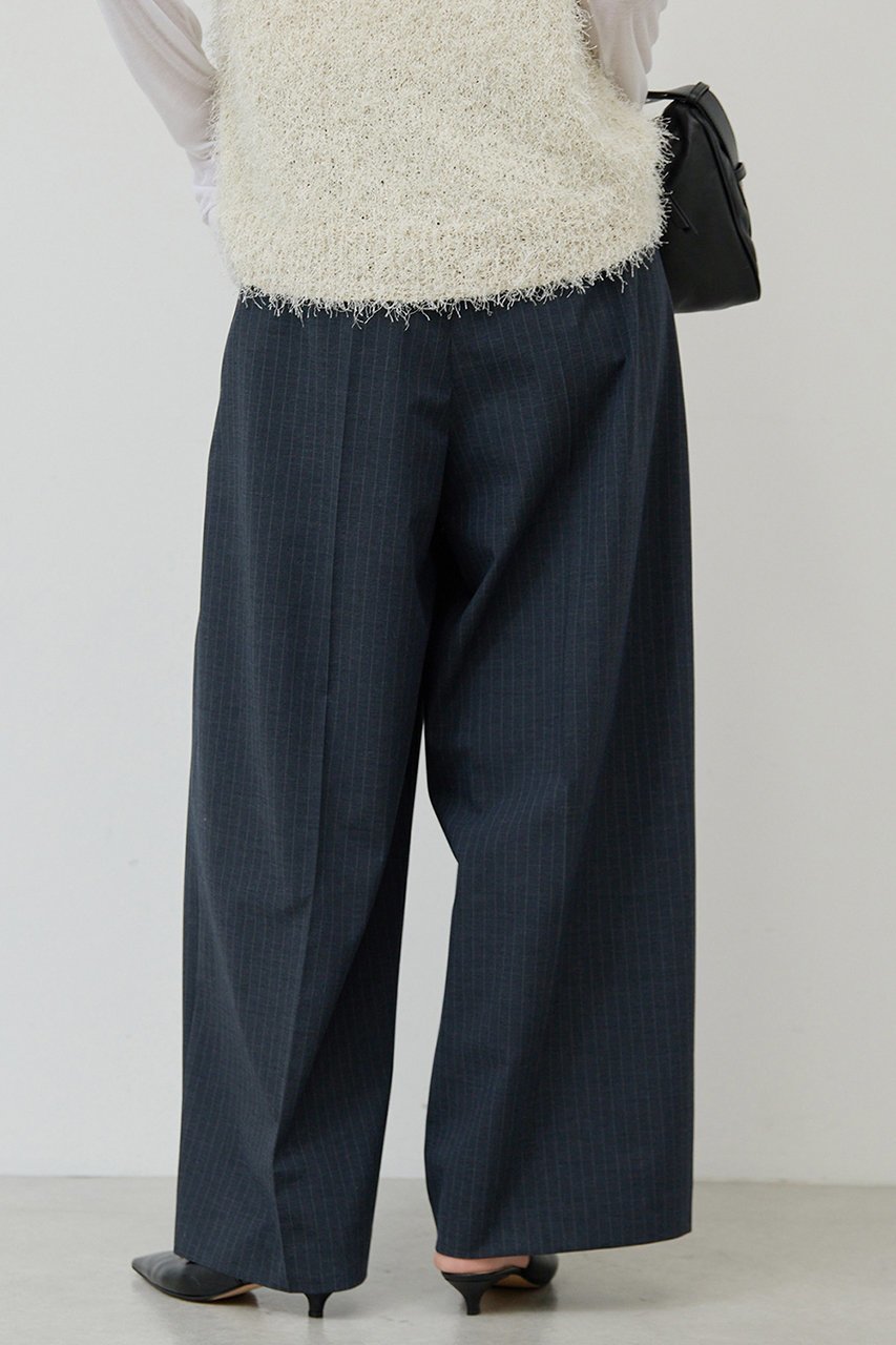 【ガリャルダガランテ/GALLARDAGALANTE】の【3サイズ展開】ストライプダブルタックパンツ 人気、トレンドファッション・服の通販 founy(ファニー) 　ファッション　Fashion　レディースファッション　Fashion for Women　パンツ　Pants & Trousers　ストライプ　Stripe, Striped Pattern　スラックス　Slacks, Dress Pants　マニッシュ　Mannish, Boyish　ワイド　Wide, Wide Fit　エレガント 上品　Elegant　other-7|ID: prp329100004614108 ipo3291000000035374615