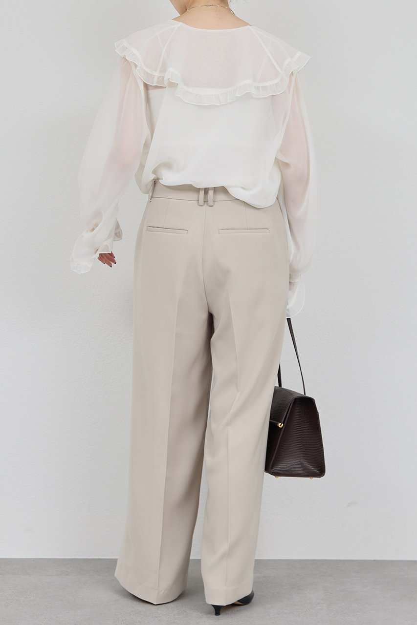 【ガリャルダガランテ/GALLARDAGALANTE】のドライクロスパンツ 人気、トレンドファッション・服の通販 founy(ファニー) 　ファッション　Fashion　レディースファッション　Fashion for Women　パンツ　Pants & Trousers　2025年　2025　2025-2026秋冬・A/W　Autumn/Winter 2025–26 AW25–26　とろみ　Fluid, Flowy Fabric　ベーシック　Basic, Essential　A/W・秋冬　Autumn/Winter　other-4|ID: prp329100004614110 ipo3291000000033035581