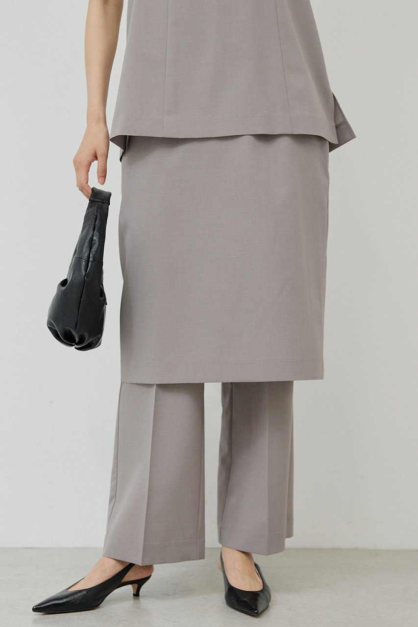 【ガリャルダガランテ/GALLARDAGALANTE】の【セットアップ対応】レイヤードパンツ 人気、トレンドファッション・服の通販 founy(ファニー) ファッション Fashion レディースファッション Fashion for Women セットアップ Matching Sets レディースパンツ・ボトムス Pants & Trousers / Bottoms パンツ Pants & Trousers おすすめ Recommended / Our Picks セットアップ Set-Up, Coordinated Outfit センター Center, Center Line エレガント 上品 Elegant other-1|ID: prp329100004614111 ipo3291000000035374643