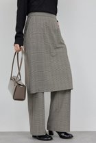 【ガリャルダガランテ/GALLARDAGALANTE】の【セットアップ対応】レイヤードパンツ ブラウン|ID: prp329100004614111 ipo3291000000035374645