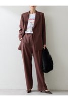 【ウィムガゼット/Whim Gazette】の平織りセンタープレスパンツ 人気、トレンドファッション・服の通販 founy(ファニー) ファッション Fashion レディースファッション Fashion for Women パンツ Pants & Trousers 2025年 2025 2025-2026秋冬・A/W Autumn/Winter 2025–26 AW25–26 オックス Oxford Fabric シンプル Simple, Minimal ジャケット Jacket, Outerwear スニーカー Sneakers, Trainers センター Center, Center Line ワイド Wide, Wide Fit エレガント 上品 Elegant A/W・秋冬 Autumn/Winter |ID:prp329100004614116