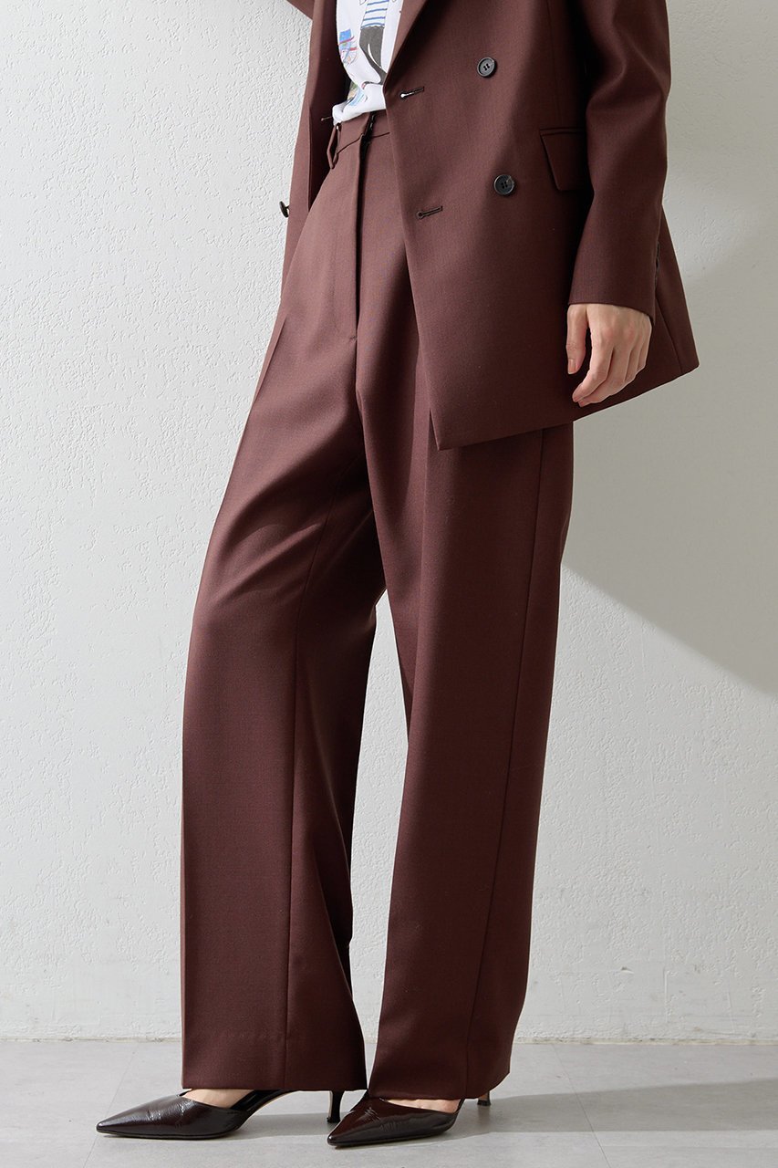 【ウィムガゼット/Whim Gazette】の平織りセンタープレスパンツ 人気、トレンドファッション・服の通販 founy(ファニー) 　ファッション　Fashion　レディースファッション　Fashion for Women　パンツ　Pants & Trousers　オックス　Oxford Fabric　シンプル　Simple, Minimal　ジャケット　Jacket, Outerwear　スニーカー　Sneakers, Trainers　センター　Center, Center Line　ワイド　Wide, Wide Fit　エレガント 上品　Elegant　other-4|ID: prp329100004614116 ipo3291000000035897717