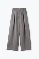 【レリル/lelill】のLINEN WIDE PANTS 人気、トレンドファッション・服の通販 founy(ファニー) ファッション Fashion レディースファッション Fashion for Women パンツ Pants & Trousers タフタ Taffeta, Structured Fabric リネン Linen, Linen Fabric ワイド Wide, Wide Fit 再入荷 Restock / Back in Stock thumbnail カーキ|ID: prp329100004614118 ipo3291000000033035648