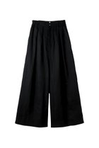【レリル/lelill】のLINEN WIDE PANTS 人気、トレンドファッション・服の通販 founy(ファニー) ファッション Fashion レディースファッション Fashion for Women パンツ Pants & Trousers タフタ Taffeta, Structured Fabric リネン Linen, Linen Fabric ワイド Wide, Wide Fit 再入荷 Restock / Back in Stock thumbnail ブラック|ID: prp329100004614118 ipo3291000000033035650