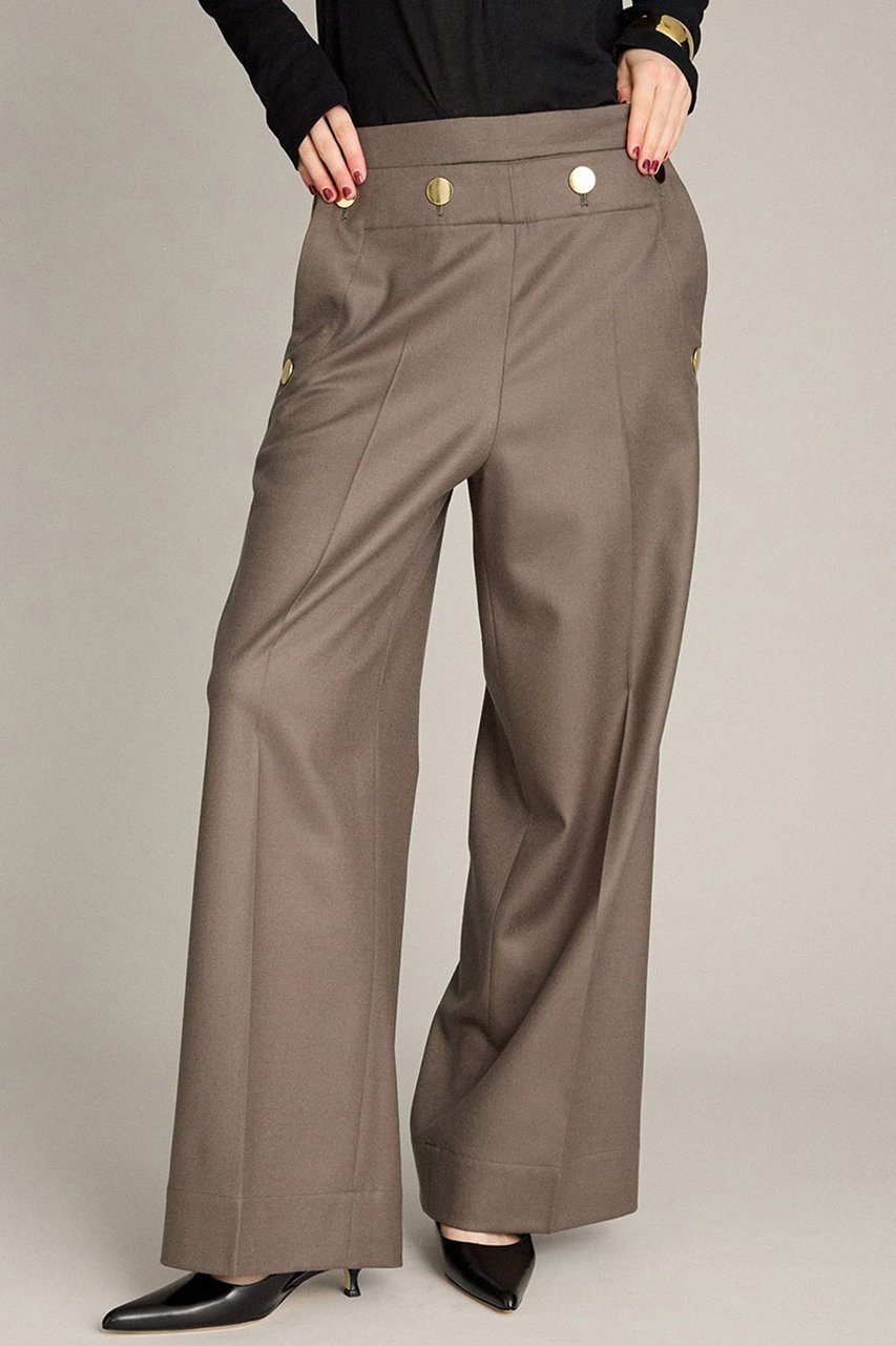 【ブリル/BRILL】のウールマリンパンツ 人気、トレンドファッション・服の通販 founy(ファニー) 　ファッション　Fashion　レディースファッション　Fashion for Women　パンツ　Pants & Trousers　2025年　2025　2025春夏・S/S　Spring/Summer 2025 SS25　クラシック　Classic, Timeless Style　ストレッチ　Stretch, Stretchy Fabric　人気　Popular, Best Seller　 other-1|ID: prp329100004614119 ipo3291000000035694306