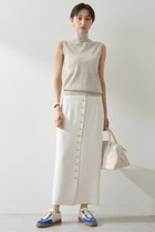 【ウィムガゼット/Whim Gazette】のWクロスボタンSK オフホワイト|ID: prp329100004614120 ipo3291000000035741277