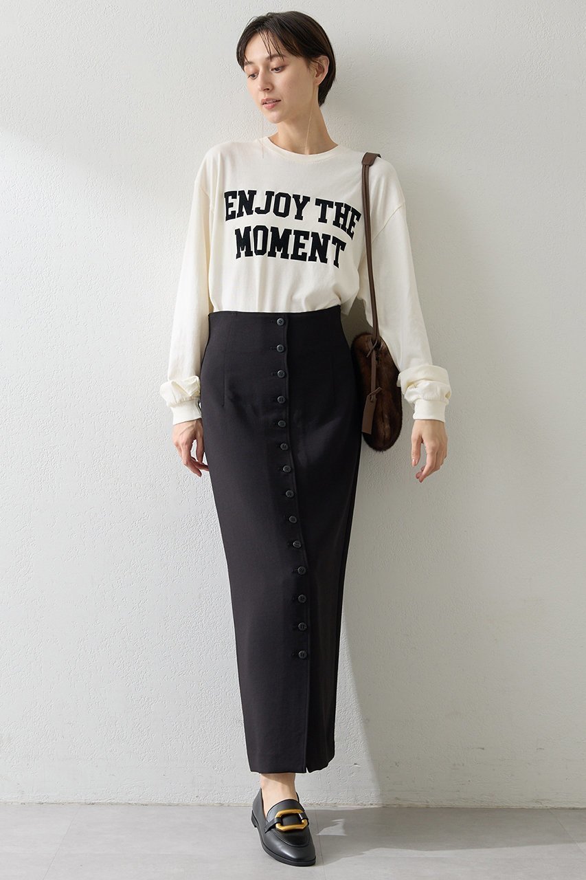 【ウィムガゼット/Whim Gazette】のWクロスボタンSK 人気、トレンドファッション・服の通販 founy(ファニー) 　ファッション　Fashion　レディースファッション　Fashion for Women　スカート　Skirts　ロングスカート　Long Skirts / Maxi & Midi Skirts　カットソー　Cut and Sewn Top　シンプル　Simple, Minimal　ストレッチ　Stretch, Stretchy Fabric　フロント　Front, Front Design　ベーシック　Basic, Essential　ロング　Long, Long-Length　ヴィンテージ　Vintage Style　吸水　Absorbent, Quick-Dry　other-5|ID: prp329100004614120 ipo3291000000035741288