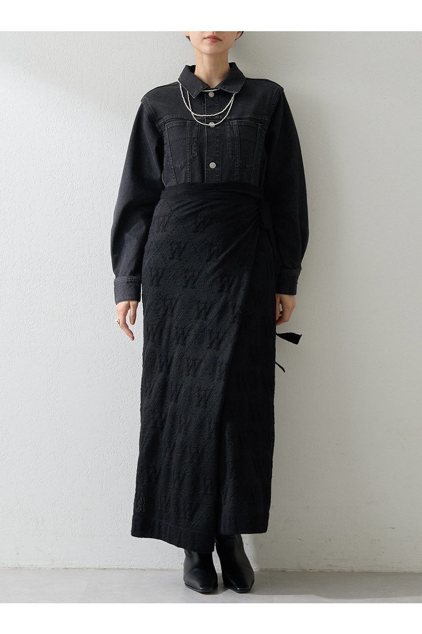 【ウィムガゼット/Whim Gazette】のジャガードラップスカート 人気、トレンドファッション・服の通販 founy(ファニー) 　ファッション　Fashion　レディースファッション　Fashion for Women　スカート　Skirts　ロングスカート　Long Skirts / Maxi & Midi Skirts　2025年　2025　2025-2026秋冬・A/W　Autumn/Winter 2025–26 AW25–26　なめらか　Smooth, Silky Texture　クラシカル　Classical, Vintage-Inspired　ジャカード／ジャガード　Jacquard, Woven Pattern　ペチコート　Petticoat, Underskirt　ボトム　Bottoms, Lower Wear　ラップ　Wrap, Wrap Design　ロング　Long, Long-Length　エレガント 上品　Elegant　A/W・秋冬　Autumn/Winter　other-6|ID: prp329100004614121 ipo3291000000033035693