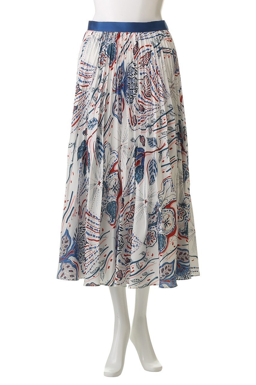 【アナイ/ANAYI】のボタニカルペイズリープリーツスカート 人気、トレンドファッション・服の通販 founy(ファニー) 　ファッション　Fashion　レディースファッション　Fashion for Women　スカート　Skirts　プリーツスカート / 上品フェミニンスタイル　Pleated Skirts　ロングスカート　Long Skirts / Maxi & Midi Skirts　プリーツ　Pleats, Pleated　ペイズリー　Paisley, Ethnic Pattern　ボタニカル　Botanical, Floral Pattern　ロング　Long, Long-Length　エレガント 上品　Elegant　定番　Standard, Basic Item　other-2|ID: prp329100004614122 ipo3291000000035796687