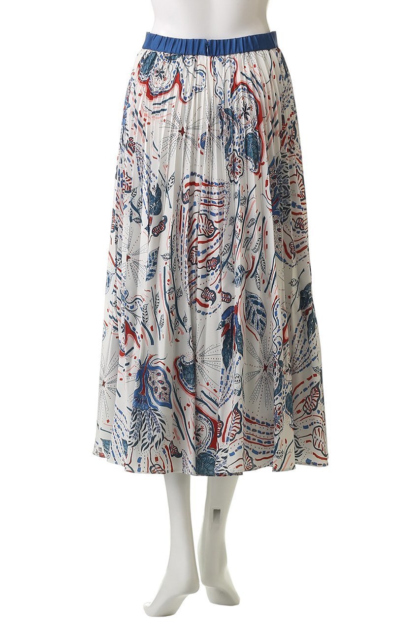 【アナイ/ANAYI】のボタニカルペイズリープリーツスカート 人気、トレンドファッション・服の通販 founy(ファニー) 　ファッション　Fashion　レディースファッション　Fashion for Women　スカート　Skirts　プリーツスカート / 上品フェミニンスタイル　Pleated Skirts　ロングスカート　Long Skirts / Maxi & Midi Skirts　プリーツ　Pleats, Pleated　ペイズリー　Paisley, Ethnic Pattern　ボタニカル　Botanical, Floral Pattern　ロング　Long, Long-Length　エレガント 上品　Elegant　定番　Standard, Basic Item　other-4|ID: prp329100004614122 ipo3291000000035796694