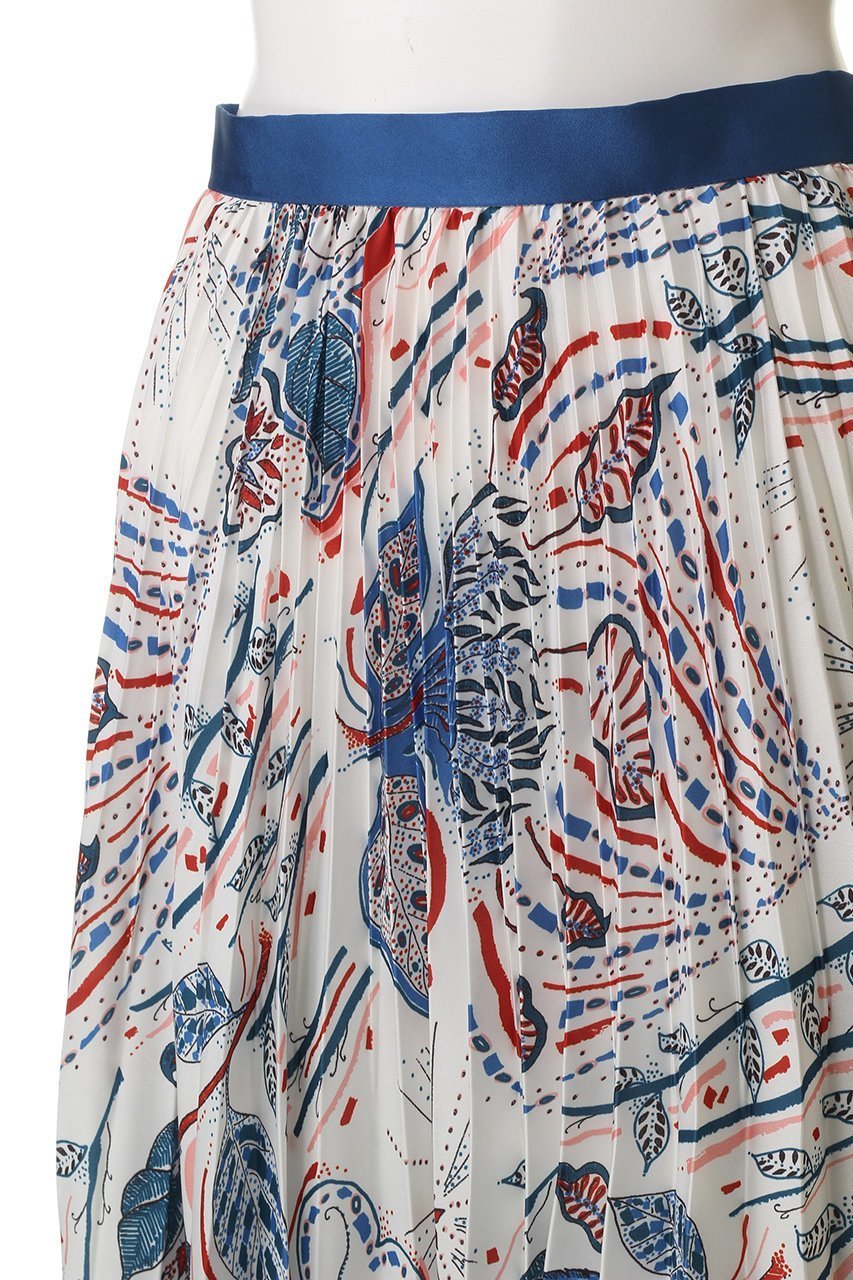 【アナイ/ANAYI】のボタニカルペイズリープリーツスカート 人気、トレンドファッション・服の通販 founy(ファニー) 　ファッション　Fashion　レディースファッション　Fashion for Women　スカート　Skirts　プリーツスカート / 上品フェミニンスタイル　Pleated Skirts　ロングスカート　Long Skirts / Maxi & Midi Skirts　プリーツ　Pleats, Pleated　ペイズリー　Paisley, Ethnic Pattern　ボタニカル　Botanical, Floral Pattern　ロング　Long, Long-Length　エレガント 上品　Elegant　定番　Standard, Basic Item　other-5|ID: prp329100004614122 ipo3291000000035796698