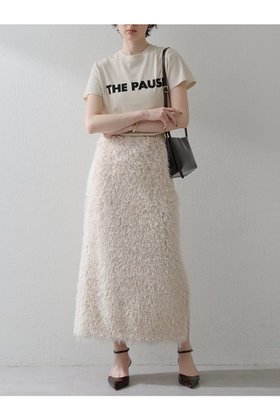 【ウィムガゼット/Whim Gazette】 【THE PAUSE】ボリュームフリンジスカート人気、トレンドファッション・服の通販 founy(ファニー) ファッション Fashion レディースファッション Fashion for Women スカート Skirts ロングスカート Long Skirts / Maxi & Midi Skirts 2025年 2025 2025-2026秋冬・A/W Autumn/Winter 2025–26 AW25–26 サテン Satin, Glossy Fabric シンプル Simple, Minimal スリット Slit, Slit Detail フリンジ Fringe, Tassel ミックス Mix, Mixed Style モダン Modern, Contemporary ロング Long, Long-Length A/W・秋冬 Autumn/Winter |ID:prp329100004614123