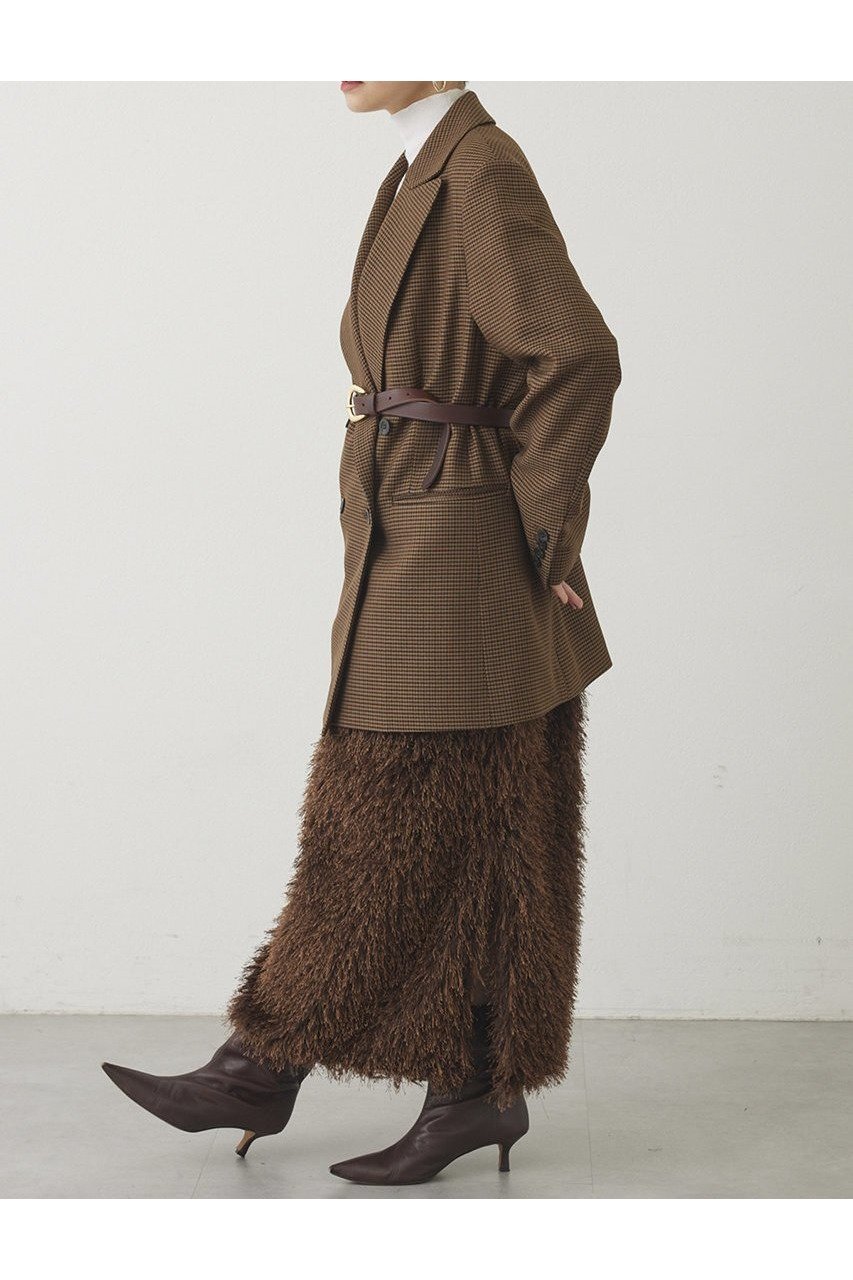 【ウィムガゼット/Whim Gazette】の【THE PAUSE】ボリュームフリンジスカート 人気、トレンドファッション・服の通販 founy(ファニー) 　ファッション　Fashion　レディースファッション　Fashion for Women　スカート　Skirts　ロングスカート　Long Skirts / Maxi & Midi Skirts　2025年　2025　2025-2026秋冬・A/W　Autumn/Winter 2025–26 AW25–26　サテン　Satin, Glossy Fabric　シンプル　Simple, Minimal　スリット　Slit, Slit Detail　フリンジ　Fringe, Tassel　ミックス　Mix, Mixed Style　モダン　Modern, Contemporary　ロング　Long, Long-Length　A/W・秋冬　Autumn/Winter　other-3|ID: prp329100004614123 ipo3291000000033035704