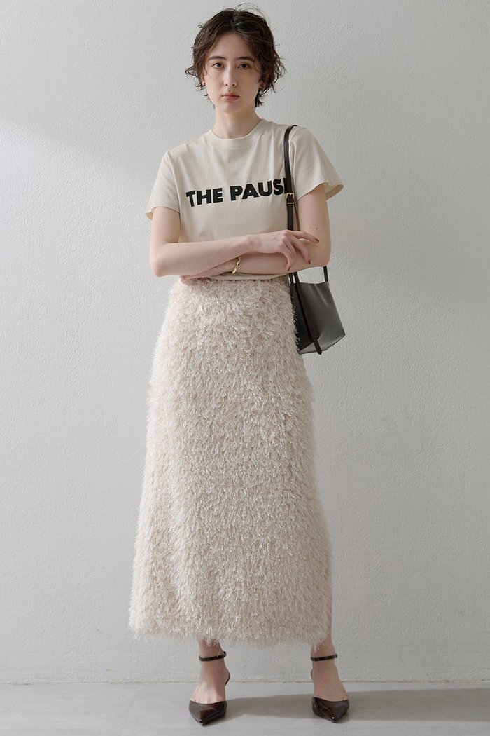【ウィムガゼット/Whim Gazette】の【THE PAUSE】ボリュームフリンジスカート インテリア・キッズ・メンズ・レディースファッション・服の通販 founy(ファニー) https://founy.com/ ファッション Fashion レディースファッション Fashion for Women スカート Skirts ロングスカート Long Skirts / Maxi & Midi Skirts サテン Satin, Glossy Fabric シンプル Simple, Minimal スリット Slit, Slit Detail フリンジ Fringe, Tassel ミックス Mix, Mixed Style モダン Modern, Contemporary ロング Long, Long-Length |ID: prp329100004614123 ipo3291000000035374726