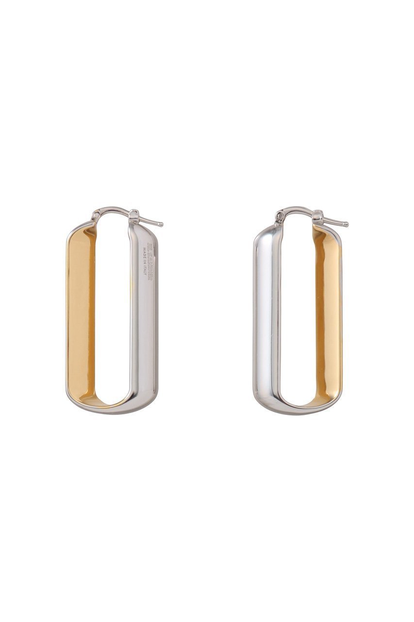 【ジル サンダー/JIL SANDER】のバイカラーピアス 人気、トレンドファッション・服の通販 founy(ファニー) 　ファッション　Fashion　レディースファッション　Fashion for Women　ジュエリー　Jewelry　ファッションリング　Fashion Rings　イヤリング・フープ・ドロップタイプ　Hoop, Drop & Clip Earrings　イヤリング　Earrings　シルバー　Silver, Metallic Silver　シンプル　Simple, Minimal　フォルム　Silhouette, Form　フォーマル　Formal, Dressy　 other-1|ID: prp329100004614930 ipo3291000000036083941