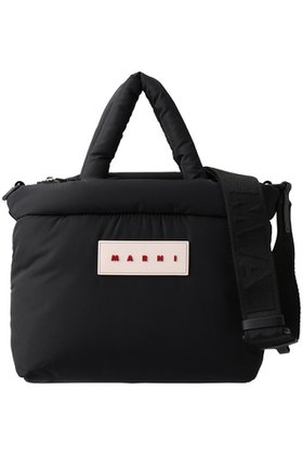 【マルニ/MARNI】のPUFF ナイロン2wayスモールトートバッグ 人気、トレンドファッション・服の通販 founy(ファニー) ファッション Fashion レディースファッション Fashion for Women バッグ Bags 2025年 2025 2025-2026秋冬・A/W Autumn/Winter 2025–26 AW25–26 コレクション Collection, Seasonal Line スタイリッシュ Stylish, Fashionable 人気 Popular, Best Seller A/W・秋冬 Autumn/Winter |ID:prp329100004614940