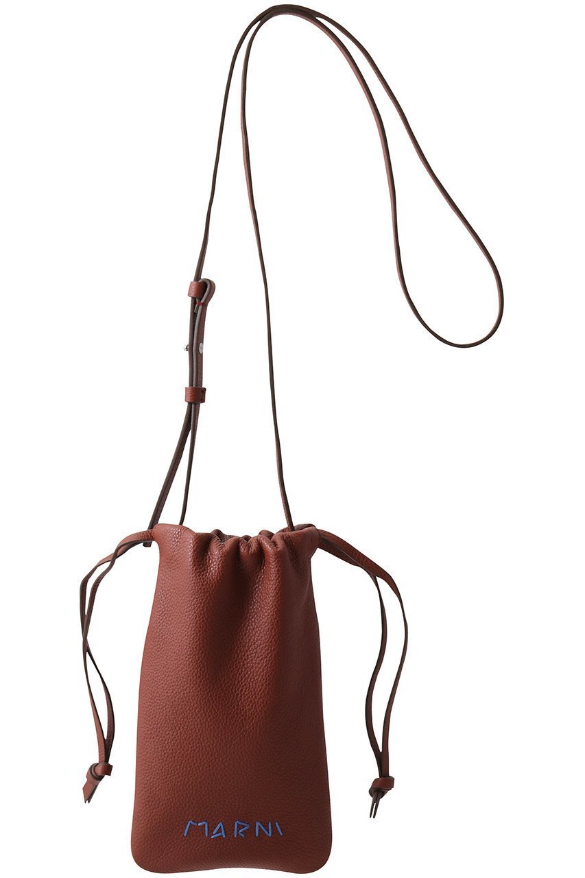 【マルニ/MARNI】のMARNI MENDING 2wayドローストリングスマホポシェット インテリア・キッズ・メンズ・レディースファッション・服の通販 founy(ファニー) 　ファッション　Fashion　レディースファッション　Fashion for Women　バッグ　Bags　2025年　2025　2025-2026秋冬・A/W　Autumn/Winter 2025–26 AW25–26　ユニセックス　Unisex, Genderless　おすすめ　Recommended / Our Picks　ショルダー　Shoulder, Shoulder Strap　ポシェット　Pochette, Mini Bag　ロング　Long, Long-Length　旅行　Travel　A/W・秋冬　Autumn/Winter　ワイルドチェリー|ID: prp329100004614950 ipo3291000000033047742