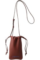 【マルニ/MARNI】のMARNI MENDING 2wayドローストリングスマホポシェット ワイルドチェリー|ID:prp329100004614950