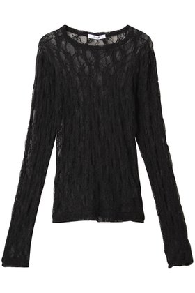【チノ/CINOH】のジャージー レース クルー ネック Tシャツ 人気、トレンドファッション・服の通販 founy(ファニー) ファッション Fashion レディースファッション Fashion for Women トップス・カットソー Cut & Sew Tops シャツ・ブラウス・オフィスカジュアル Elegant Blouses & Button-Ups ロングTシャツ・Tシャツ Longline T-Shirts & Tees カットソー・ベーシックTシャツ Cut-and-Sewn Tops / Stretch Tees & Basics 2025年 2025 2025-2026秋冬・A/W Autumn/Winter 2025–26 AW25–26 インナー Innerwear ストレッチ Stretch, Stretchy Fabric スリーブ Sleeve, Long Sleeve / Short Sleeve レース Lace, Lace Fabric ロング Long, Long-Length A/W・秋冬 Autumn/Winter |ID:prp329100004614958