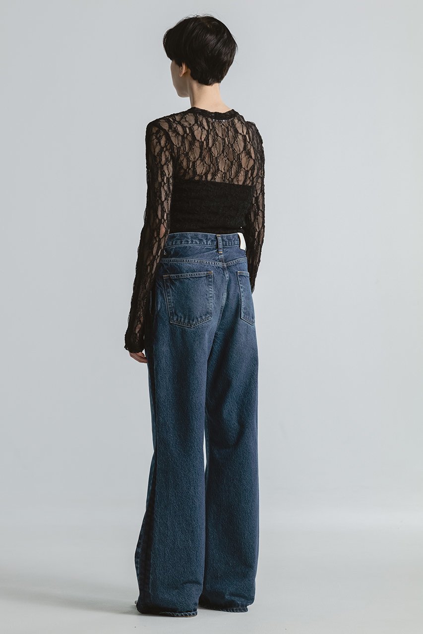 【チノ/CINOH】のジャージー レース クルー ネック Tシャツ 人気、トレンドファッション・服の通販 founy(ファニー) 　ファッション　Fashion　レディースファッション　Fashion for Women　トップス・カットソー　Cut & Sew Tops　シャツ・ブラウス・オフィスカジュアル　Elegant Blouses & Button-Ups　ロングTシャツ・Tシャツ　Longline T-Shirts & Tees　カットソー・ベーシックTシャツ　Cut-and-Sewn Tops / Stretch Tees & Basics　2025年　2025　2025-2026秋冬・A/W　Autumn/Winter 2025–26 AW25–26　インナー　Innerwear　ストレッチ　Stretch, Stretchy Fabric　スリーブ　Sleeve, Long Sleeve / Short Sleeve　レース　Lace, Lace Fabric　ロング　Long, Long-Length　A/W・秋冬　Autumn/Winter　other-8|ID: prp329100004614958 ipo3291000000033124266