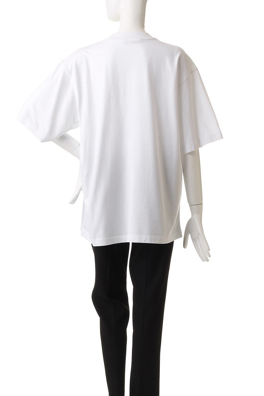 【マルニ/MARNI】のチューリップロゴTシャツ 人気、トレンドファッション・服の通販 founy(ファニー) 　ファッション　Fashion　レディースファッション　Fashion for Women　トップス・カットソー　Cut & Sew Tops　シャツ・ブラウス・オフィスカジュアル　Elegant Blouses & Button-Ups　ロングTシャツ・Tシャツ　Longline T-Shirts & Tees　カットソー・ベーシックTシャツ　Cut-and-Sewn Tops / Stretch Tees & Basics　2025年　2025　2025-2026秋冬・A/W　Autumn/Winter 2025–26 AW25–26　ショート　Short, Short Length　スリーブ　Sleeve, Long Sleeve / Short Sleeve　チューリップ　Tube, Tube Top　デニム　Denim, Jeans Material　フェミニン　Feminine, Girly　フレア　Flare, Flared　フロント　Front, Front Design　プリント　Print, Printed Pattern　A/W・秋冬　Autumn/Winter　other-4|ID: prp329100004614964 ipo3291000000033047846