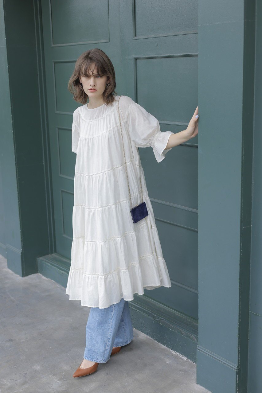 【マーレット/MERLETTE】の【日本限定】PARADIS レーストリムティアードドレス 人気、トレンドファッション・服の通販 founy(ファニー) ファッション Fashion レディースファッション Fashion for Women ワンピース Dresses フォーマル・パーティードレス・結婚式用ドレス Elegant & Casual Dresses チュニック Tunic Tops & Dresses スリーブ Sleeve, Long Sleeve / Short Sleeve チュニック Tunic, Long Top ドレス Dress, One-Piece フェミニン Feminine, Girly other-6|ID: prp329100004614971 ipo3291000000036084072