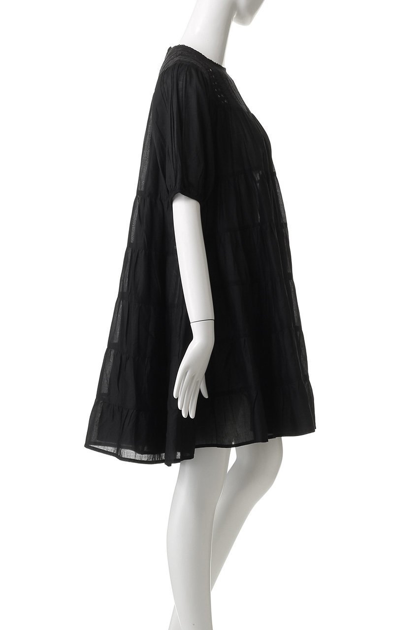 【マーレット/MERLETTE】のESTELLE レースヨークパフスリーブミニドレス 人気、トレンドファッション・服の通販 founy(ファニー) 　ファッション　Fashion　レディースファッション　Fashion for Women　ワンピース　Dresses　フォーマル・パーティードレス・結婚式用ドレス　Elegant & Casual Dresses　チュニック　Tunic Tops & Dresses　2025年　2025　2025-2026秋冬・A/W　Autumn/Winter 2025–26 AW25–26　オケージョン　Occasion Wear　シューズ　Shoes, Footwear　スリーブ　Sleeve, Long Sleeve / Short Sleeve　チュニック　Tunic, Long Top　ドレス　Dress, One-Piece　フェミニン　Feminine, Girly　ヨーク　Yoke, Yoke Design　レース　Lace, Lace Fabric　エレガント 上品　Elegant　A/W・秋冬　Autumn/Winter　other-3|ID: prp329100004614972 ipo3291000000033047902