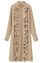 【マルティニーク/martinique】の【l heritage martinique】フリルディドレス ベージュ|ID:prp329100004614976