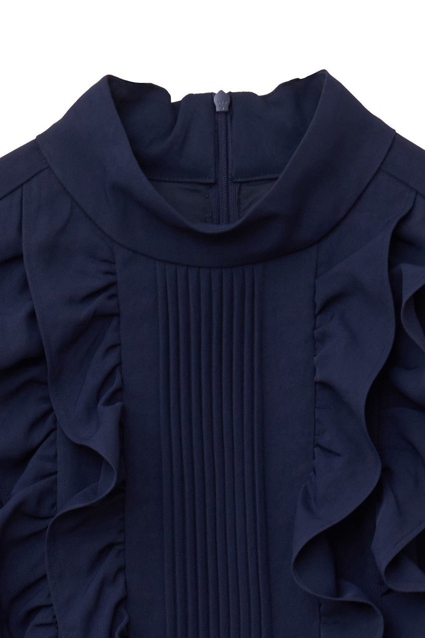 【マルティニーク/martinique】の【l heritage martinique】フリルディドレス 人気、トレンドファッション・服の通販 founy(ファニー) 　ファッション　Fashion　レディースファッション　Fashion for Women　ワンピース　Dresses　フォーマル・パーティードレス・結婚式用ドレス　Elegant & Casual Dresses　チュニック　Tunic Tops & Dresses　2025年　2025　2025-2026秋冬・A/W　Autumn/Winter 2025–26 AW25–26　おすすめ　Recommended / Our Picks　コーデュロイ　Corduroy, Cord Fabric　ジャケット　Jacket, Outerwear　タンブラー　Tumbler, Travel Mug　チュニック　Tunic, Long Top　ツイル　Twist, Twisted Detail　ハイネック　High Neck, Mock Neck　バランス　Balance, Style Balance　フリル　Frill, Ruffle　ロング　Long, Long-Length　A/W・秋冬　Autumn/Winter　other-3|ID: prp329100004614976 ipo3291000000033047945