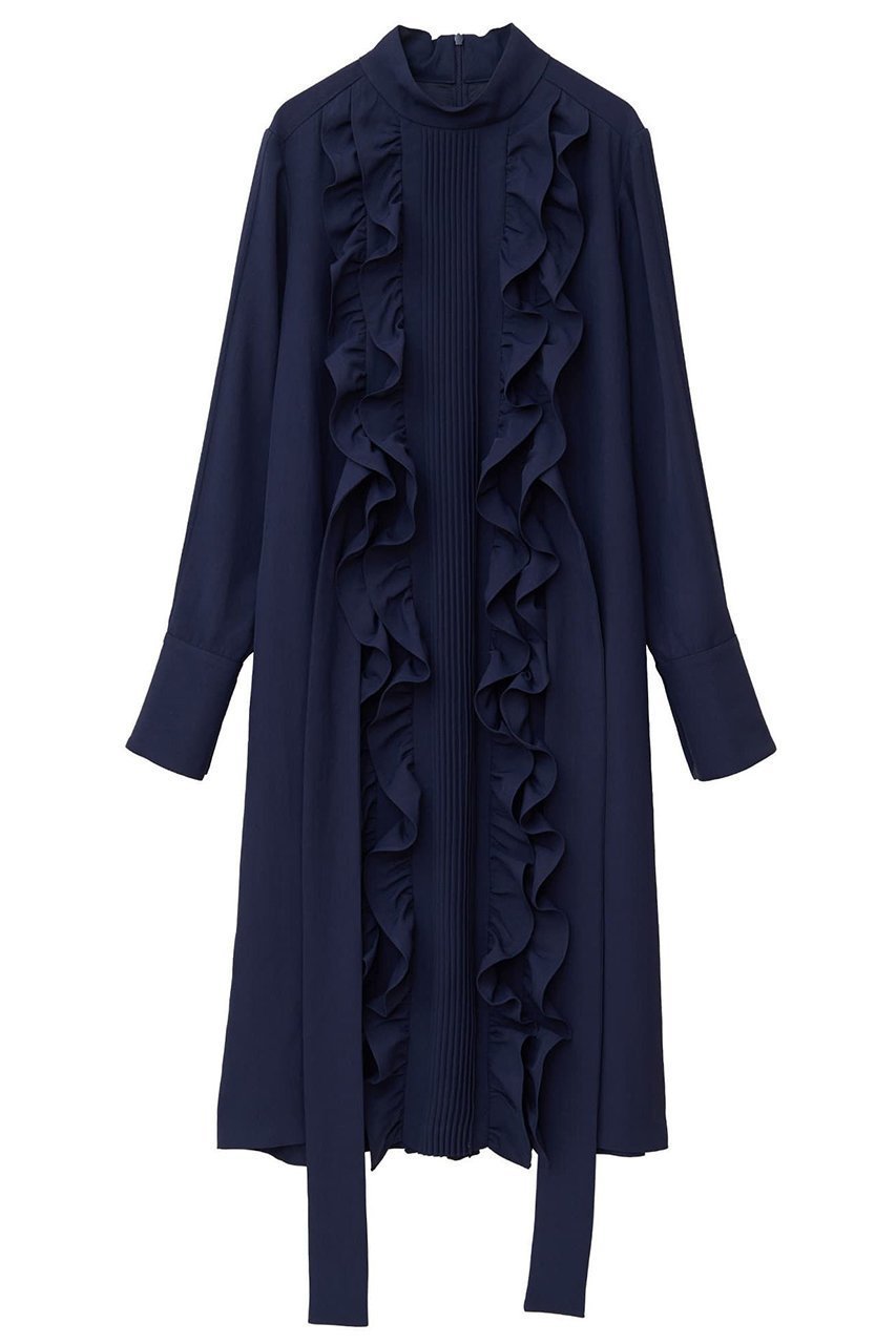 【マルティニーク/martinique】の【l heritage martinique】フリルディドレス 人気、トレンドファッション・服の通販 founy(ファニー) 　ファッション　Fashion　レディースファッション　Fashion for Women　ワンピース　Dresses　フォーマル・パーティードレス・結婚式用ドレス　Elegant & Casual Dresses　チュニック　Tunic Tops & Dresses　おすすめ　Recommended / Our Picks　コーデュロイ　Corduroy, Cord Fabric　ジャケット　Jacket, Outerwear　タンブラー　Tumbler, Travel Mug　チュニック　Tunic, Long Top　ツイル　Twist, Twisted Detail　ハイネック　High Neck, Mock Neck　バランス　Balance, Style Balance　フリル　Frill, Ruffle　ロング　Long, Long-Length　other-6|ID: prp329100004614976 ipo3291000000036046960