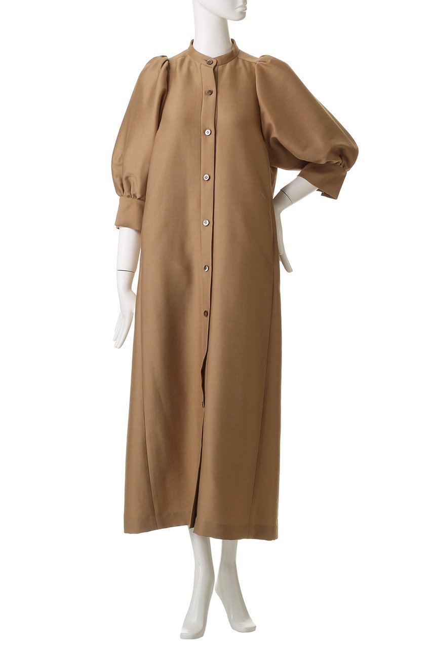 【エムフィル/M Fil】のBubbly ダブルクロス ボリュームスリーブワンピース 人気、トレンドファッション・服の通販 founy(ファニー) 　ファッション　Fashion　レディースファッション　Fashion for Women　ワンピース　Dresses　チュニック　Tunic Tops & Dresses　2025年　2025　2025-2026秋冬・A/W　Autumn/Winter 2025–26 AW25–26　エレガント 上品　Elegant　スリーブ　Sleeve, Long Sleeve / Short Sleeve　ダブル　Double, Double-Breasted　チュニック　Tunic, Long Top　パーティ　Party, Party Style　ロング　Long, Long-Length　A/W・秋冬　Autumn/Winter　other-2|ID: prp329100004614978 ipo3291000000033047956