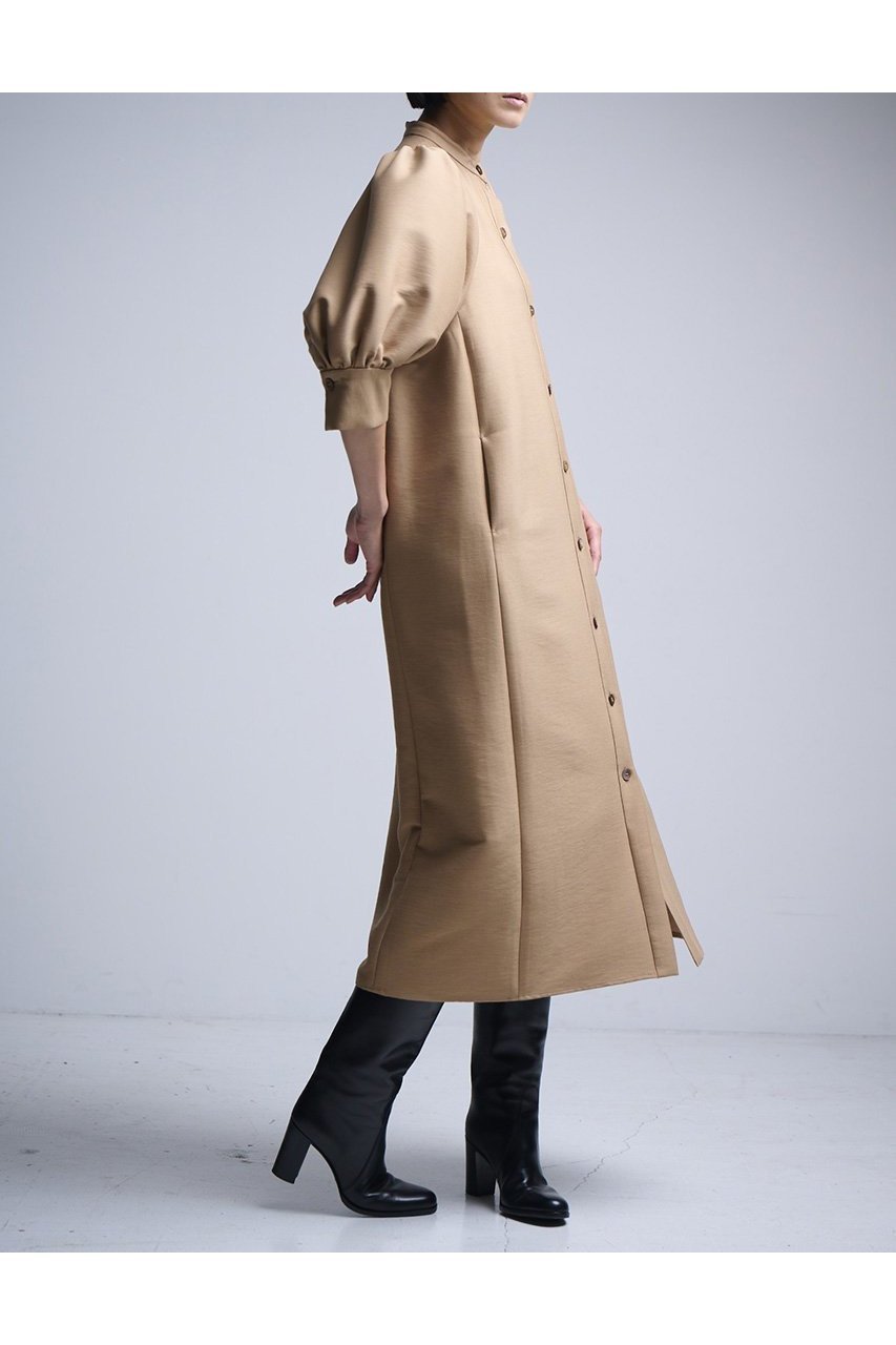 【エムフィル/M Fil】のBubbly ダブルクロス ボリュームスリーブワンピース 人気、トレンドファッション・服の通販 founy(ファニー) 　ファッション　Fashion　レディースファッション　Fashion for Women　ワンピース　Dresses　チュニック　Tunic Tops & Dresses　2025年　2025　2025-2026秋冬・A/W　Autumn/Winter 2025–26 AW25–26　エレガント 上品　Elegant　スリーブ　Sleeve, Long Sleeve / Short Sleeve　ダブル　Double, Double-Breasted　チュニック　Tunic, Long Top　パーティ　Party, Party Style　ロング　Long, Long-Length　A/W・秋冬　Autumn/Winter　other-6|ID: prp329100004614978 ipo3291000000033047961