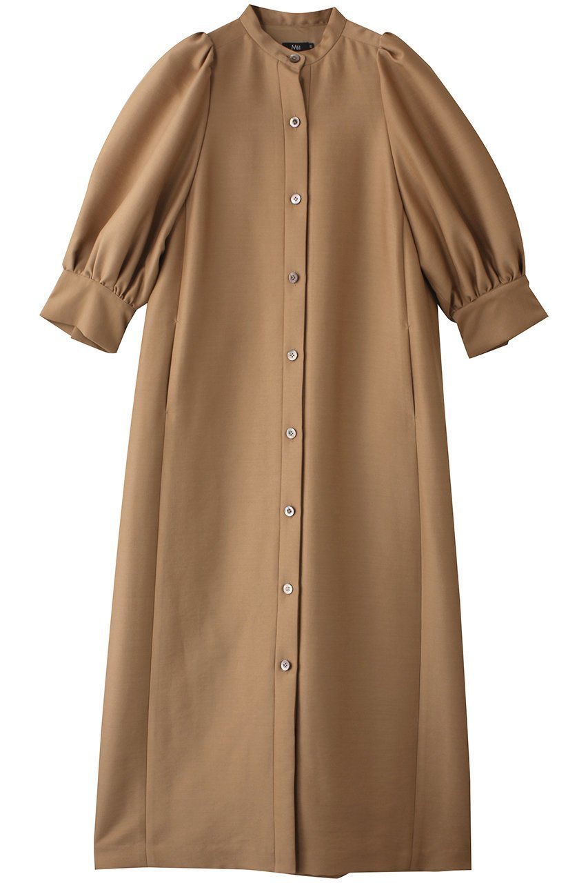 【エムフィル/M Fil】のBubbly ダブルクロス ボリュームスリーブワンピース インテリア・キッズ・メンズ・レディースファッション・服の通販 founy(ファニー) ファッション Fashion レディースファッション Fashion for Women ワンピース Dresses チュニック Tunic Tops & Dresses エレガント 上品 Elegant スリーブ Sleeve, Long Sleeve / Short Sleeve ダブル Double, Double-Breasted チュニック Tunic, Long Top パーティ Party, Party Style ロング Long, Long-Length 薄ベージュ|ID: prp329100004614978 ipo3291000000035864897