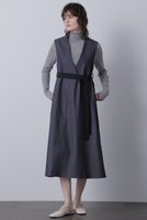 【ヒューエルミュージアム/hueLe Museum】の【hLM】TCデニム ワンピース 人気、トレンドファッション・服の通販 founy(ファニー) ファッション Fashion レディースファッション Fashion for Women ワンピース Dresses チュニック Tunic Tops & Dresses インナー Innerwear シンプル Simple, Minimal チュニック Tunic, Long Top デニム Denim, Jeans Material |ID:prp329100004614982