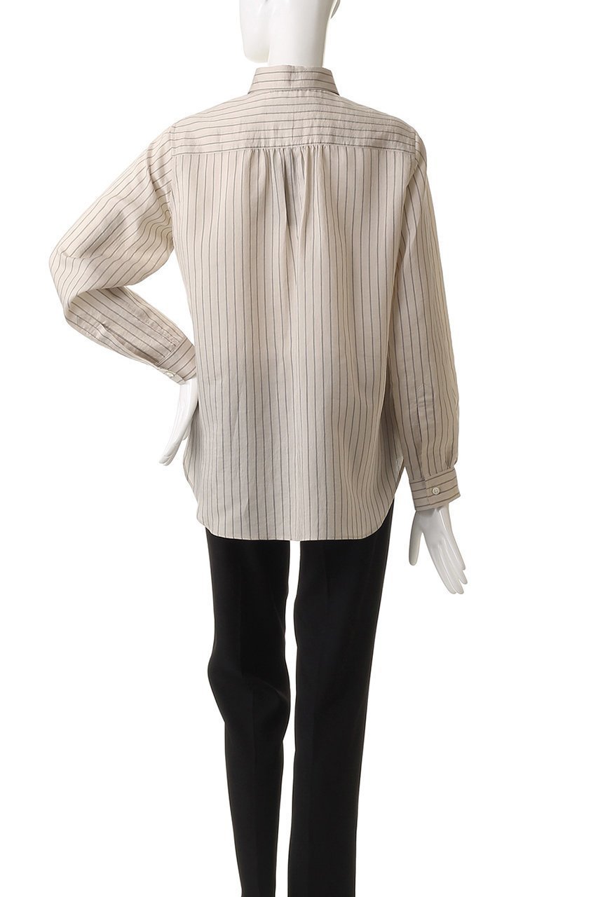 【ルームエイト/Room no.8】のセルロース レッグ ストライプシャツ 人気、トレンドファッション・服の通販 founy(ファニー) 　ファッション　Fashion　レディースファッション　Fashion for Women　トップス・カットソー　Cut & Sew Tops　シャツ・ブラウス・オフィスカジュアル　Elegant Blouses & Button-Ups　インナー　Innerwear　ジャケット　Jacket, Outerwear　ストライプ　Stripe, Striped Pattern　スリーブ　Sleeve, Long Sleeve / Short Sleeve　ロング　Long, Long-Length　エレガント 上品　Elegant　新作・新入荷　New Arrivals / New In　羽織　Haori, Light Jacket　other-4|ID: prp329100004614990 ipo3291000000033048045