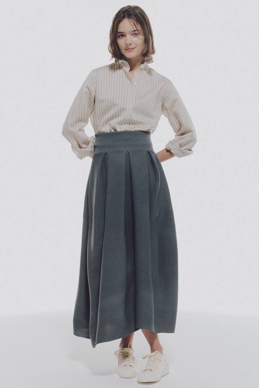 【ルームエイト/Room no.8】のセルロース レッグ ストライプシャツ 人気、トレンドファッション・服の通販 founy(ファニー) 　ファッション　Fashion　レディースファッション　Fashion for Women　トップス・カットソー　Cut & Sew Tops　シャツ・ブラウス・オフィスカジュアル　Elegant Blouses & Button-Ups　インナー　Innerwear　ジャケット　Jacket, Outerwear　ストライプ　Stripe, Striped Pattern　スリーブ　Sleeve, Long Sleeve / Short Sleeve　ロング　Long, Long-Length　エレガント 上品　Elegant　新作・新入荷　New Arrivals / New In　羽織　Haori, Light Jacket　other-7|ID: prp329100004614990 ipo3291000000033048048
