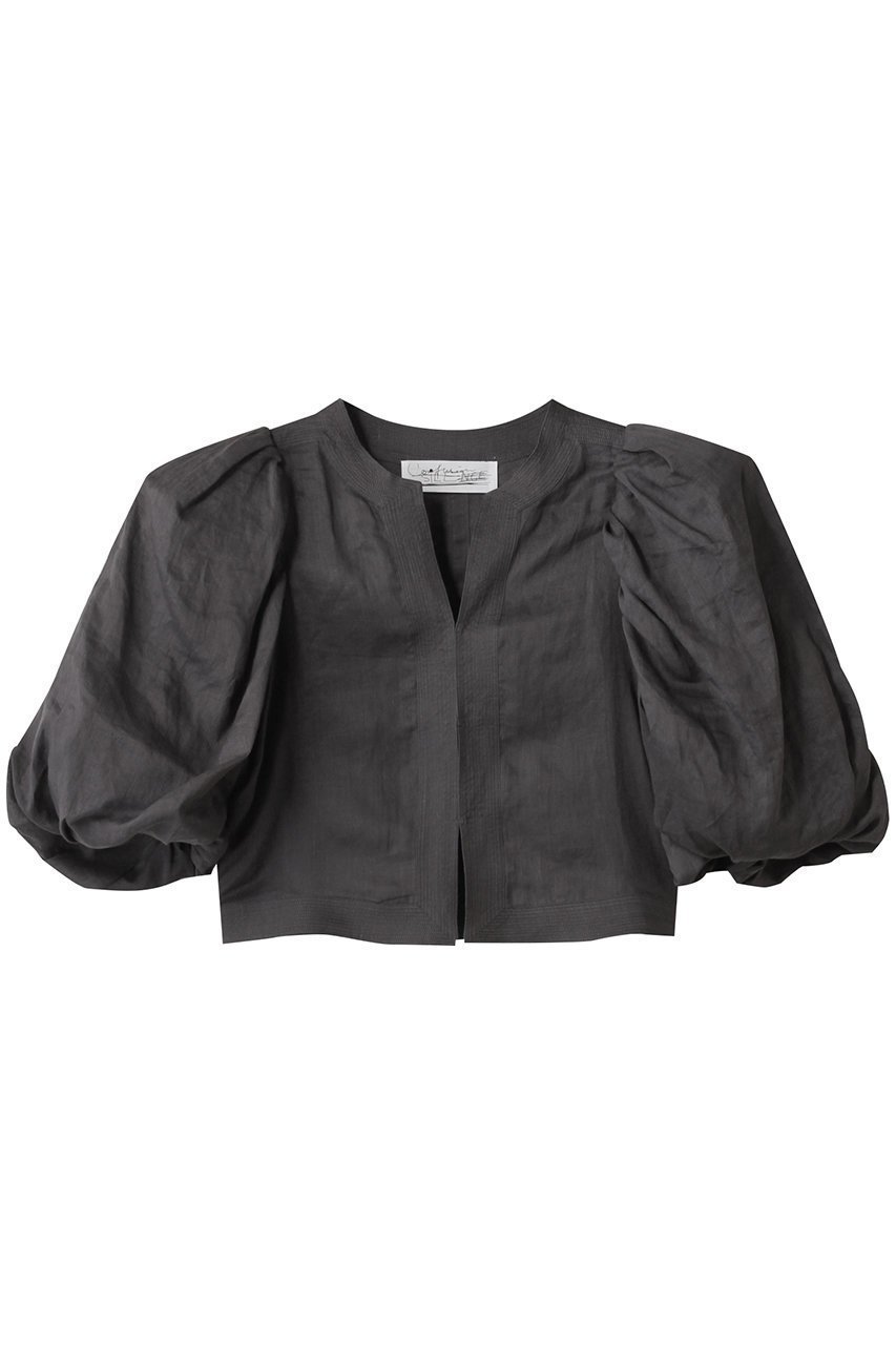 【カオス/Chaos】のマシュマロゴーダ インテリア・キッズ・メンズ・レディースファッション・服の通販 founy(ファニー) 　ファッション　Fashion　レディースファッション　Fashion for Women　トップス・カットソー　Cut & Sew Tops　シャツ・ブラウス・オフィスカジュアル　Elegant Blouses & Button-Ups　ショート　Short, Short Length　スリーブ　Sleeve, Long Sleeve / Short Sleeve　バルーン　Balloon, Balloon Silhouette　パーティ　Party, Party Style　リネン　Linen, Linen Fabric　新作・新入荷　New Arrivals / New In　チャコール|ID: prp329100004614991 ipo3291000000033048051