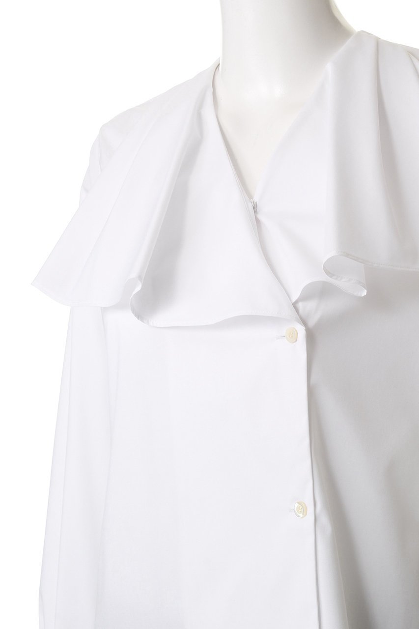 【エムフィル/M Fil】のエステネージュサンシャイン フレアーヨークシャツ 人気、トレンドファッション・服の通販 founy(ファニー) 　ファッション　Fashion　レディースファッション　Fashion for Women　トップス・カットソー　Cut & Sew Tops　シャツ・ブラウス・オフィスカジュアル　Elegant Blouses & Button-Ups　2025年　2025　2025-2026秋冬・A/W　Autumn/Winter 2025–26 AW25–26　おすすめ　Recommended / Our Picks　カフス　Cuff Design　ジャケット　Jacket, Outerwear　スリーブ　Sleeve, Long Sleeve / Short Sleeve　デコルテ　Décolleté, Neckline　ドレープ　Drape, Draping Fabric　フレア　Flare, Flared　ロング　Long, Long-Length　A/W・秋冬　Autumn/Winter　other-5|ID: prp329100004614992 ipo3291000000033048061