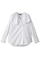 【エムフィル/M Fil】のエステネージュサンシャイン フレアーヨークシャツ 人気、トレンドファッション・服の通販 founy(ファニー) ファッション Fashion レディースファッション Fashion for Women トップス・カットソー Cut & Sew Tops シャツ・ブラウス・オフィスカジュアル Elegant Blouses & Button-Ups おすすめ Recommended / Our Picks カフス Cuff Design ジャケット Jacket, Outerwear スリーブ Sleeve, Long Sleeve / Short Sleeve デコルテ Décolleté, Neckline ドレープ Drape, Draping Fabric フレア Flare, Flared ロング Long, Long-Length thumbnail オフホワイト|ID: prp329100004614992 ipo3291000000035492172