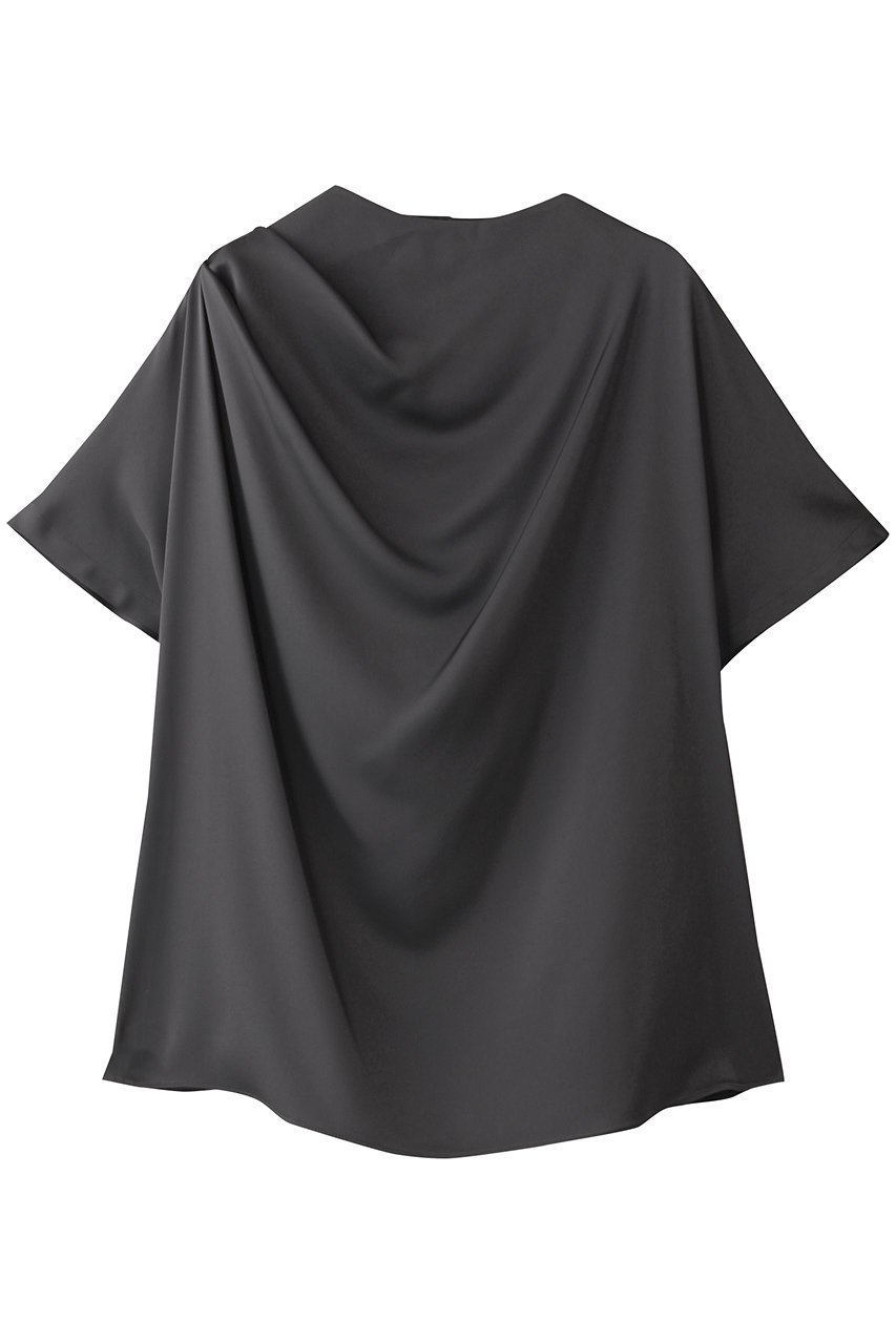 【エムフィル/M Fil】のストレッチWサテン ドレープブラウス 人気、トレンドファッション・服の通販 founy(ファニー) 　ファッション　Fashion　レディースファッション　Fashion for Women　トップス・カットソー　Cut & Sew Tops　シャツ・ブラウス・オフィスカジュアル　Elegant Blouses & Button-Ups　2025年　2025　2025-2026秋冬・A/W　Autumn/Winter 2025–26 AW25–26　おすすめ　Recommended / Our Picks　アシンメトリー　Asymmetrical Style　サテン　Satin, Glossy Fabric　ショート　Short, Short Length　シンプル　Simple, Minimal　ストレッチ　Stretch, Stretchy Fabric　スリーブ　Sleeve, Long Sleeve / Short Sleeve　セットアップ　Set-Up, Coordinated Outfit　ドレープ　Drape, Draping Fabric　フレア　Flare, Flared　A/W・秋冬　Autumn/Winter　 other-1|ID: prp329100004614993 ipo3291000000033048062