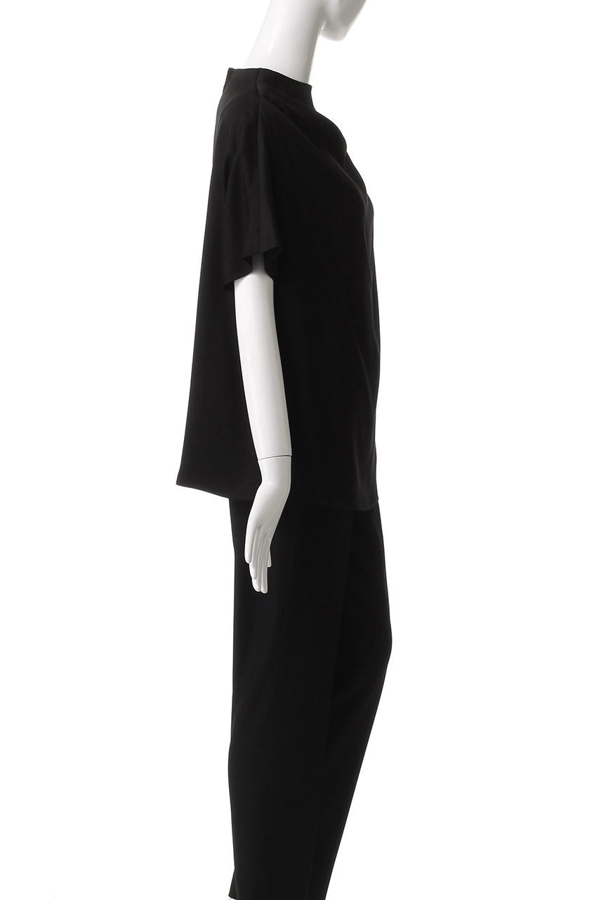 【エムフィル/M Fil】のストレッチWサテン ドレープブラウス 人気、トレンドファッション・服の通販 founy(ファニー) 　ファッション　Fashion　レディースファッション　Fashion for Women　トップス・カットソー　Cut & Sew Tops　シャツ・ブラウス・オフィスカジュアル　Elegant Blouses & Button-Ups　2025年　2025　2025-2026秋冬・A/W　Autumn/Winter 2025–26 AW25–26　おすすめ　Recommended / Our Picks　アシンメトリー　Asymmetrical Style　サテン　Satin, Glossy Fabric　ショート　Short, Short Length　シンプル　Simple, Minimal　ストレッチ　Stretch, Stretchy Fabric　スリーブ　Sleeve, Long Sleeve / Short Sleeve　セットアップ　Set-Up, Coordinated Outfit　ドレープ　Drape, Draping Fabric　フレア　Flare, Flared　A/W・秋冬　Autumn/Winter　other-3|ID: prp329100004614993 ipo3291000000033048066