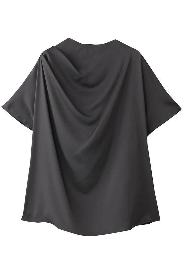 【エムフィル/M Fil】のストレッチWサテン ドレープブラウス インテリア・キッズ・メンズ・レディースファッション・服の通販 founy(ファニー) https://founy.com/ ファッション Fashion レディースファッション Fashion for Women トップス・カットソー Cut & Sew Tops シャツ・ブラウス・オフィスカジュアル Elegant Blouses & Button-Ups おすすめ Recommended / Our Picks アシンメトリー Asymmetrical Style サテン Satin, Glossy Fabric ショート Short, Short Length シンプル Simple, Minimal ストレッチ Stretch, Stretchy Fabric スリーブ Sleeve, Long Sleeve / Short Sleeve セットアップ Set-Up, Coordinated Outfit ドレープ Drape, Draping Fabric フレア Flare, Flared |ID: prp329100004614993 ipo3291000000035864911