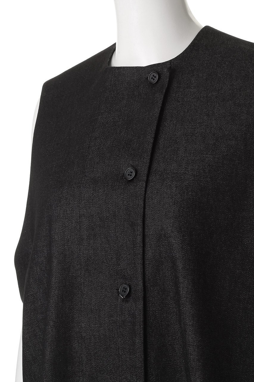【フローレント/FLORENT】のデニムライク ベスト トップス 人気、トレンドファッション・服の通販 founy(ファニー) 　ファッション　Fashion　レディースファッション　Fashion for Women　アウター　Coat / Outerwear Collection　トップス・カットソー　Cut & Sew Tops　キャミソール&ノースリーブ　Camisoles & Sleeveless Tops　シャツ・ブラウス・オフィスカジュアル　Elegant Blouses & Button-Ups　ベスト&ジレ / 重ね着スタイル　Vests & Gilets　2025年　2025　2025-2026秋冬・A/W　Autumn/Winter 2025–26 AW25–26　シンプル　Simple, Minimal　ストレッチ　Stretch, Stretchy Fabric　デニム　Denim, Jeans Material　ノースリーブ　Sleeveless, No-Sleeve　ベスト　Vest, Waistcoat　マニッシュ　Mannish, Boyish　A/W・秋冬　Autumn/Winter　other-5|ID: prp329100004614995 ipo3291000000033048081