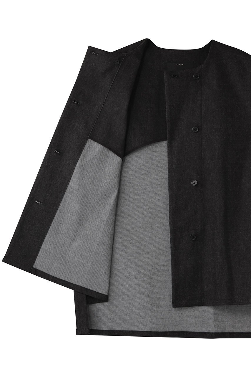 【フローレント/FLORENT】のデニムライク ベスト トップス 人気、トレンドファッション・服の通販 founy(ファニー) 　ファッション　Fashion　レディースファッション　Fashion for Women　アウター　Coat / Outerwear Collection　トップス・カットソー　Cut & Sew Tops　キャミソール&ノースリーブ　Camisoles & Sleeveless Tops　シャツ・ブラウス・オフィスカジュアル　Elegant Blouses & Button-Ups　ベスト&ジレ / 重ね着スタイル　Vests & Gilets　2025年　2025　2025-2026秋冬・A/W　Autumn/Winter 2025–26 AW25–26　シンプル　Simple, Minimal　ストレッチ　Stretch, Stretchy Fabric　デニム　Denim, Jeans Material　ノースリーブ　Sleeveless, No-Sleeve　ベスト　Vest, Waistcoat　マニッシュ　Mannish, Boyish　A/W・秋冬　Autumn/Winter　other-6|ID: prp329100004614995 ipo3291000000033048082