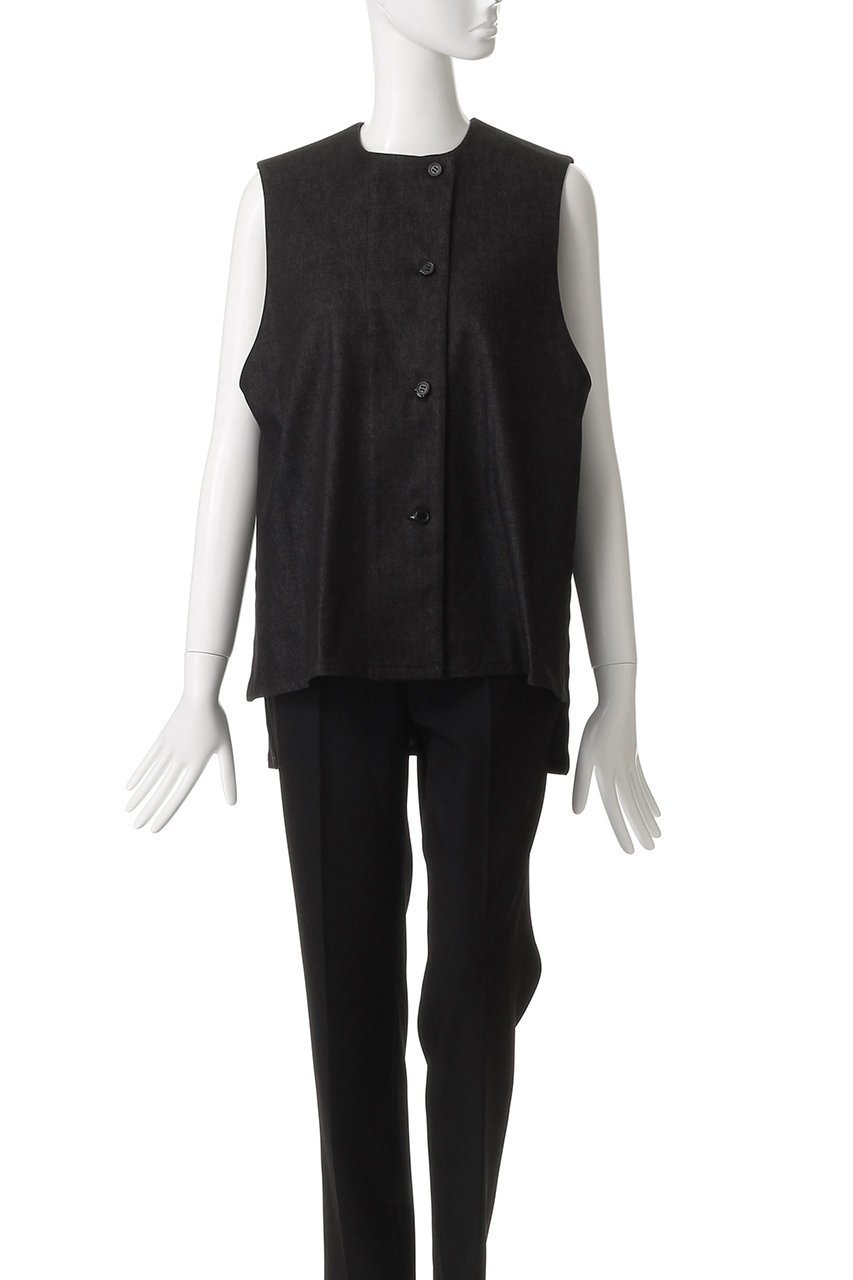 【フローレント/FLORENT】のデニムライク ベスト トップス 人気、トレンドファッション・服の通販 founy(ファニー) ファッション Fashion レディースファッション Fashion for Women アウター Coat / Outerwear Collection トップス・カットソー Cut & Sew Tops キャミソール&ノースリーブ Camisoles & Sleeveless Tops シャツ・ブラウス・オフィスカジュアル Elegant Blouses & Button-Ups ベスト&ジレ / 重ね着スタイル Vests & Gilets シンプル Simple, Minimal ストレッチ Stretch, Stretchy Fabric デニム Denim, Jeans Material ノースリーブ Sleeveless, No-Sleeve ベスト Vest, Waistcoat マニッシュ Mannish, Boyish other-2|ID: prp329100004614995 ipo3291000000035492180